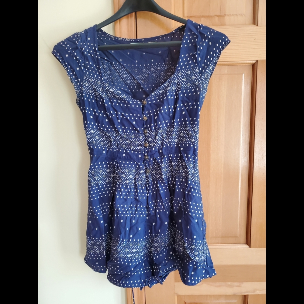 Urban Outfitters Blue Blue Romper